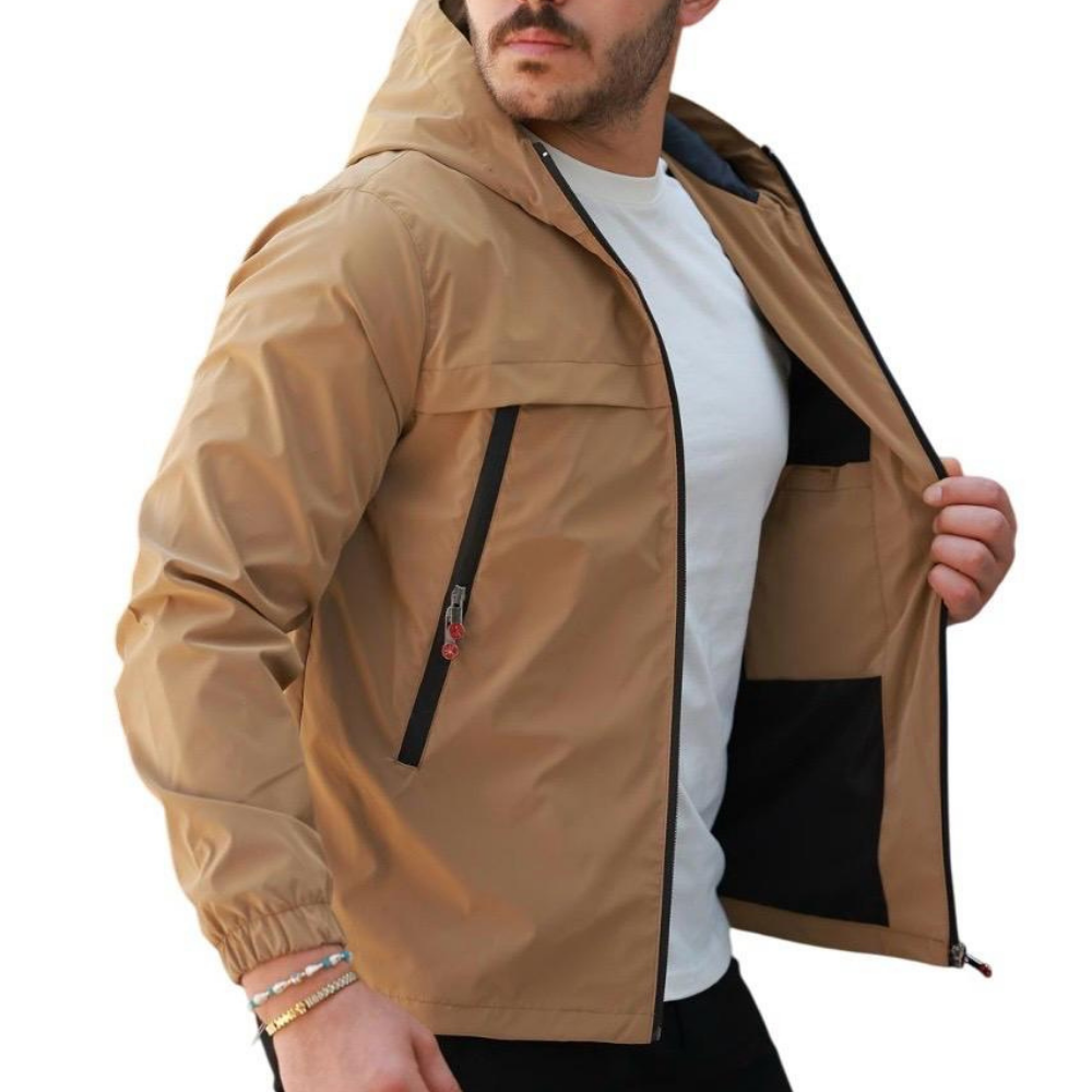 ROSSPALL Herren Glänzender Saisonmantel - Stilvolles und modernes Design