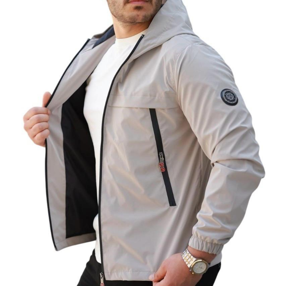 ROSSPALL Herren Glänzender Saisonmantel - Stilvolles und modernes Design