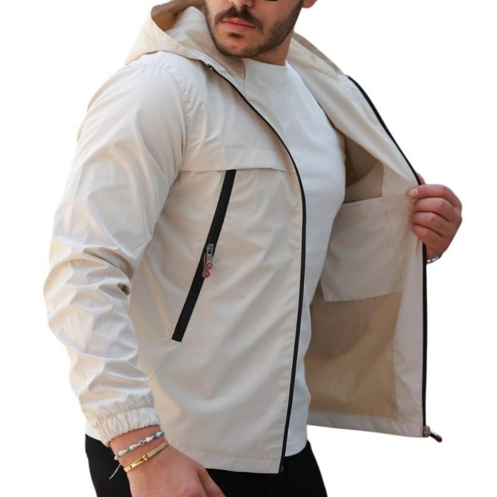 ROSSPALL Herren Glänzender Saisonmantel - Stilvolles und modernes Design