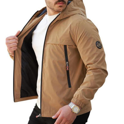 ROSSPALL Herren Glänzender Saisonmantel - Stilvolles und modernes Design