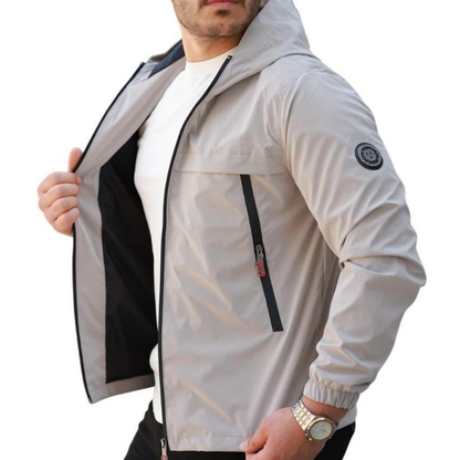 ROSSPALL Herren Glänzender Saisonmantel - Stilvolles und modernes Design