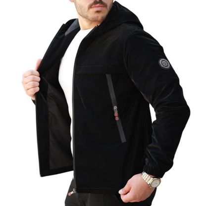 ROSSPALL Herren Glänzender Saisonmantel - Stilvolles und modernes Design